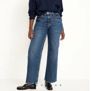 Old Navy Blue sky high Wide Leg Jeans